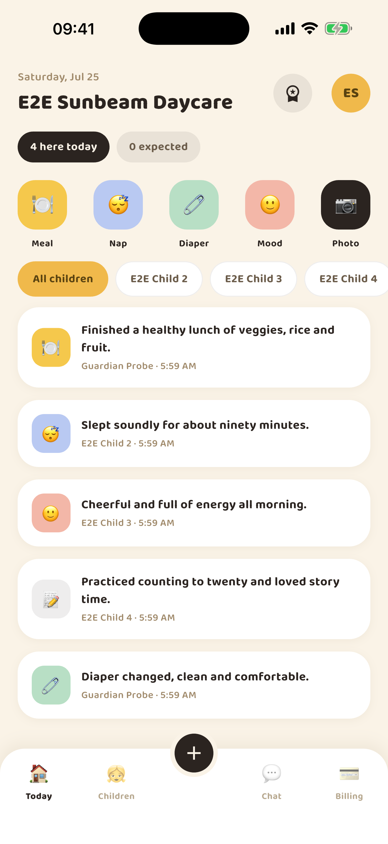 Daily feed